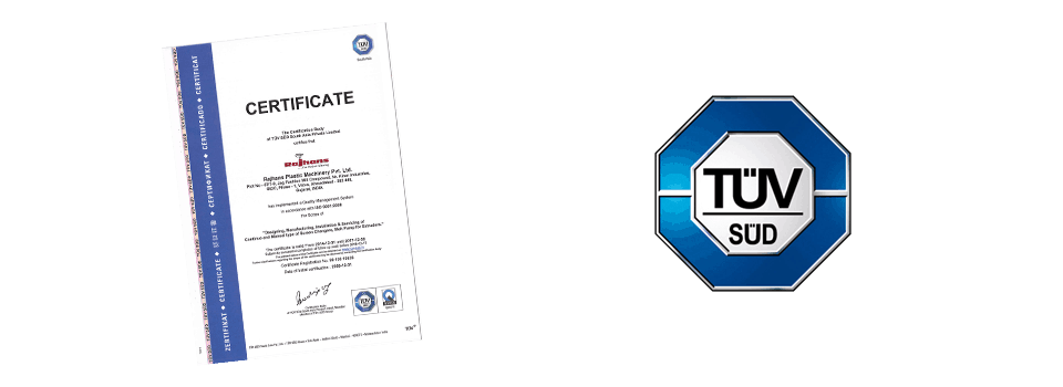 TUV and ISO certificate